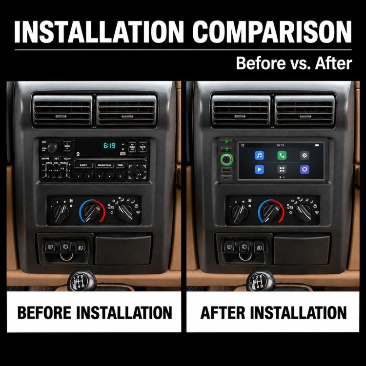 6.86 inch Car MP5 Player Wireless Central Control Smart Screen for Jeep, For Jeep