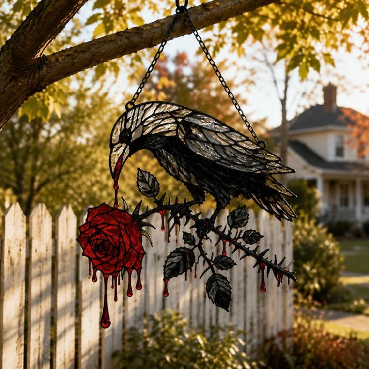 Halloween Prank Window Sun Catcher Festive Hanging Ornament Decoration, 15cm, 20cm, 30cm
