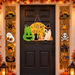 Halloween Trick-or-Treat Door and Window Hanging Decoration Kit