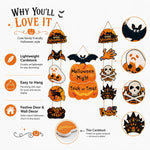 Halloween Trick-or-Treat Door and Window Hanging Decoration Kit
