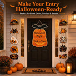 Halloween Trick-or-Treat Door and Window Hanging Decoration Kit