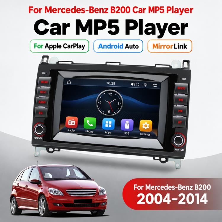 7 inch Car MP5 Player Wireless Central Control Smart Screen for Mercedes-Benz B200, For Mercedes-Benz B200