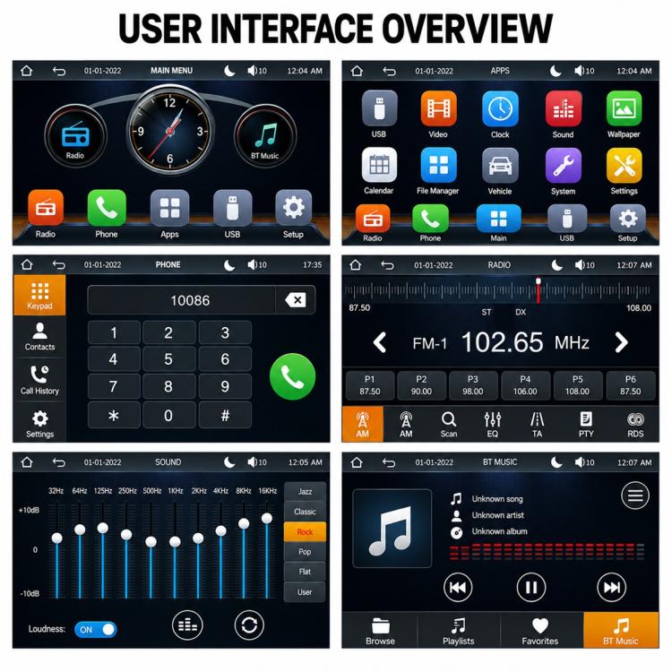 7 inch Car MP5 Player Wireless Central Control Smart Screen for Mercedes-Benz B200, For Mercedes-Benz B200