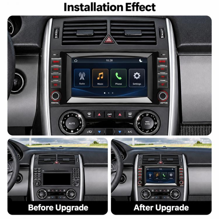 7 inch Car MP5 Player Wireless Central Control Smart Screen for Mercedes-Benz B200, For Mercedes-Benz B200