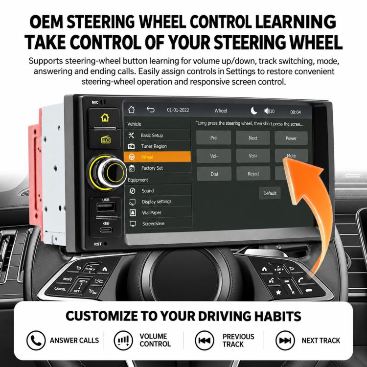 7 inch Car MP5 Player Wireless Central Control Smart Screen for Nissan, For Nissan