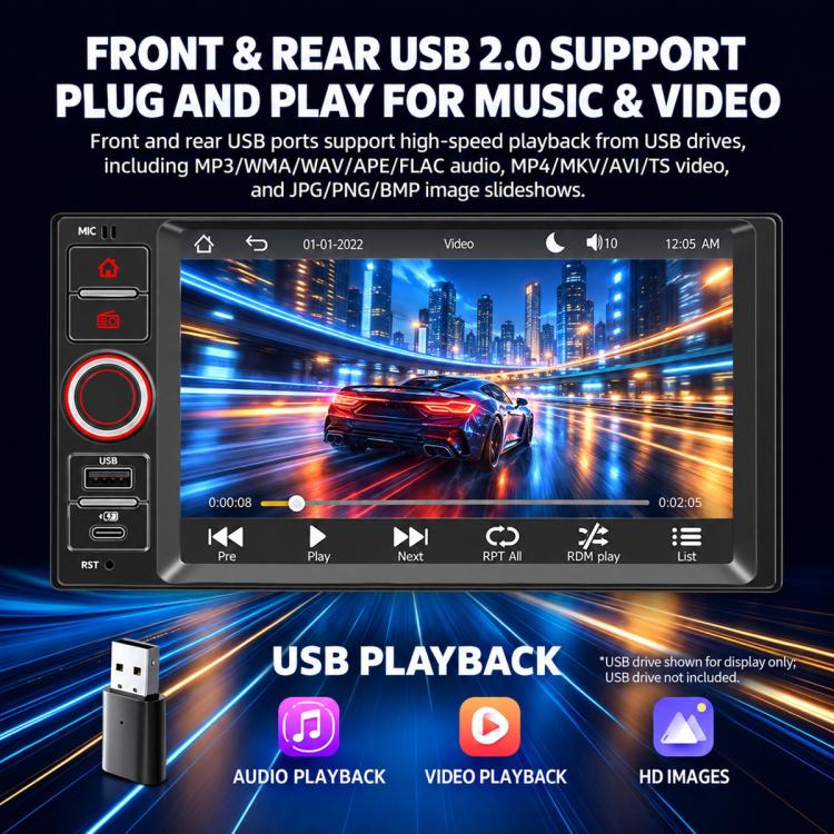 7 inch Car MP5 Player Wireless Central Control Smart Screen for Nissan, For Nissan