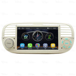 7 inch Car MP5 Player Wireless Central Control Smart Screen for Fiat 500 2007-2015, For Fiat 500 2007-2015(Black), For Fiat 500 2007-2015(Beige)