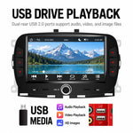 7 inch Car MP5 Player Wireless Central Control Smart Screen for Fiat 500 2016-2019, For Fiat 500 2016-2019