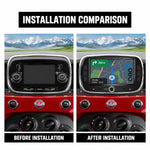 7 inch Car MP5 Player Wireless Central Control Smart Screen for Fiat 500 2016-2019, For Fiat 500 2016-2019