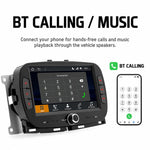 7 inch Car MP5 Player Wireless Central Control Smart Screen for Fiat 500 2016-2019, For Fiat 500 2016-2019