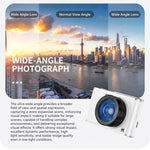 DC306L Dual Lens 13MP High-Definition Digital Compact Camera, Without Memory Card, 16G, 32G, 64G, 128G