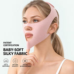 Face-slimming Lifting Bandage and Wrinkle Reduction Shaping Face Mask, Pink No Print Type, Black Gold Single Layer Type, Black Gold Double Layer Type