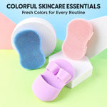 Mini Finger Face Brush Silicone Facial Cleansing Brush Portable Face Scrubber Brush