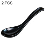 LsCook 2 PCS / Pack Long-handled Spoon Ramen Spoon