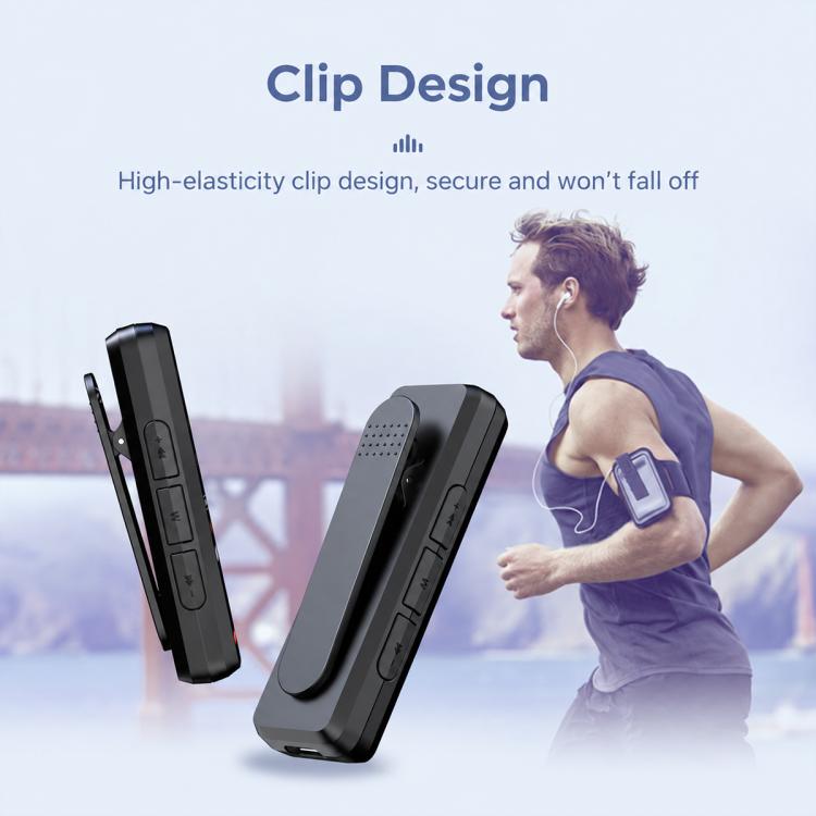 C23 Portable Clip-on Mini Bluetooth Radio MP3 Player with 3.5mm Earphone