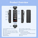 C23 Portable Clip-on Mini Bluetooth Radio MP3 Player with 3.5mm Earphone