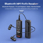 C23 Portable Clip-on Mini Bluetooth Radio MP3 Player with 3.5mm Earphone