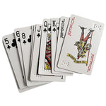 Braille Plastic Playing Cards, Front Raised Markings, Back Raised Markings