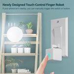 BS-FB-V3 Bluetooth Intelligent Remote Control Thumb Robot, White, Black, White + Robotic Arm