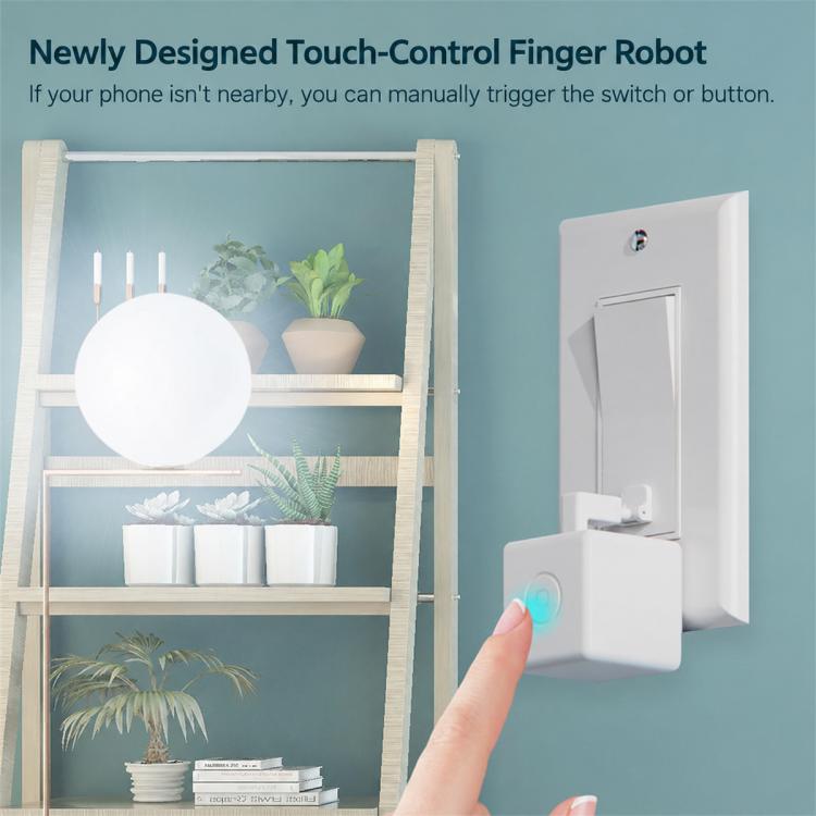 BS-FB-V3 Bluetooth Intelligent Remote Control Thumb Robot, White, Black, White + Robotic Arm
