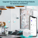BS-FB-V3 Bluetooth Intelligent Remote Control Thumb Robot, White, Black, White + Robotic Arm