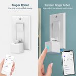 BS-FB-V3 Bluetooth Intelligent Remote Control Thumb Robot, White, Black, White + Robotic Arm