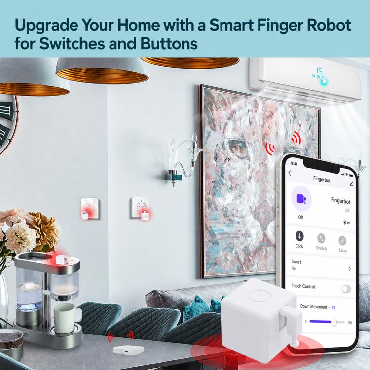 ZS-FB-V3 Wireless Intelligent Remote Control Thumb Robot, White Thumb Robot, Robot + Robotic Arm