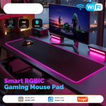 WL-MP-RIC Colorful RGB Lights WIFI Mouse Desk Pad