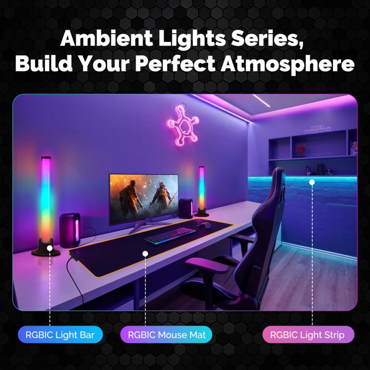 WL-MP-RIC Colorful RGB Lights WIFI Mouse Desk Pad