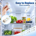 DC 12V 2W Refrigerator Interior LED Light Strip Replacement Part E349766 MDDZ-162A 1629348, Refrigerator LED Light Strip