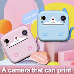 A21 2.4 inch 2400w HD Kids Instant Print Camera, Standard Type No Memory Card