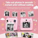 A21 2.4 inch 2400w HD Kids Instant Print Camera, Standard Type No Memory Card