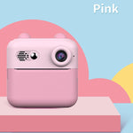 A22 2.4 inch HD IPS Screen Kids Instant Print Camera, Support Video Recording, Includes a roll of Photographic Paper
