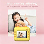 A22 2.4 inch HD IPS Screen Kids Instant Print Camera, Support Video Recording, Includes a roll of Photographic Paper