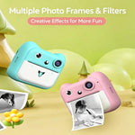A25 2.4-inch IPS HD Instant Print Camera, Support Time-lapse photography / Recording