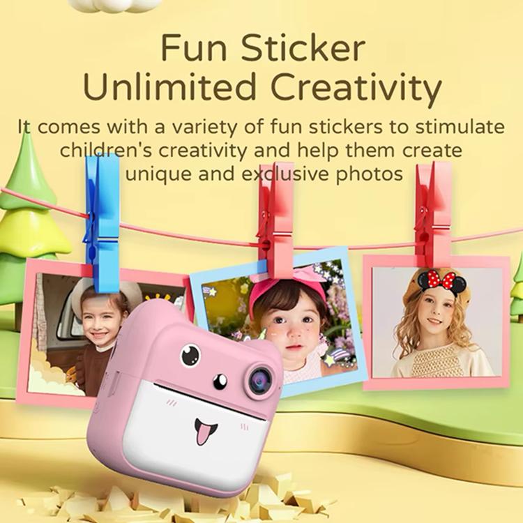 A25 2.4-inch IPS HD Instant Print Camera, Support Time-lapse photography / Recording