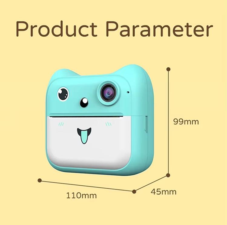 A25 2.4-inch IPS HD Instant Print Camera, Support Time-lapse photography / Recording