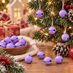 100 PCS/Pack Painted Small Round Bell Charms for DIY Keychains, Pet Accessories and Christmas Decor, 14mm