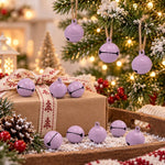 100 PCS/Pack Painted Small Round Bell Charms for DIY Keychains, Pet Accessories and Christmas Decor, 14mm