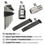 BIKERSAY BT001X Multi-functional Bicycle Repair Tool Kit