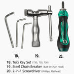 BIKERSAY BT001X Multi-functional Bicycle Repair Tool Kit