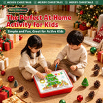 Christmas Themed 3D Pegboard Mushroom Nails Kids DIY Educational Toy Set