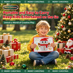 Christmas Themed 3D Pegboard Mushroom Nails Kids DIY Educational Toy Set