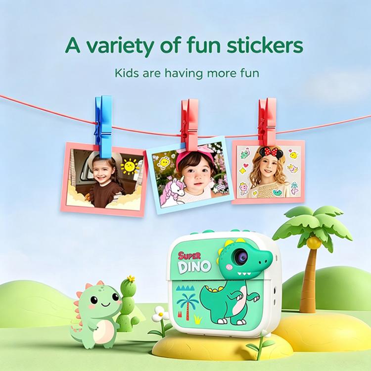 A28 2.4 inch IPS Screen Children Printing Camera with Silicone Case