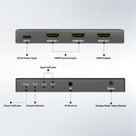 NK-HF3 1080P HDMI 2-In 1-Out Dual-View Splitter with Remote Control, Support PIP Function, 2-In 1-Out Dual-View Splitter