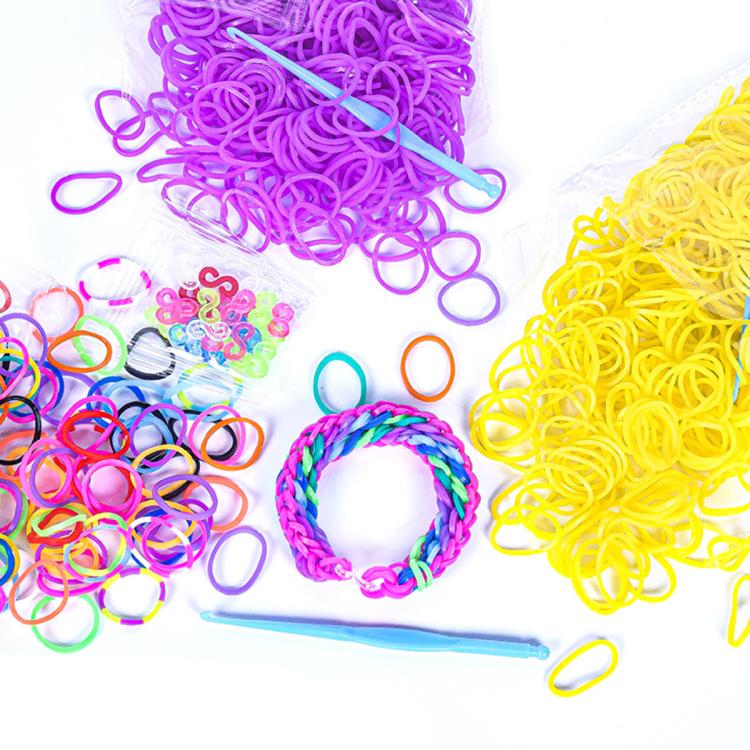 600 PCS/Pack DIY Rubber Band Bracelet Making Kit