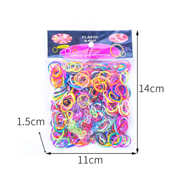 600 PCS/Pack DIY Rubber Band Bracelet Making Kit