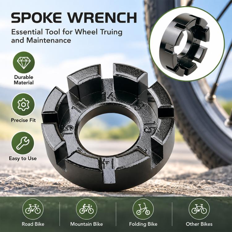 BIKERSAY BT057A Bicycle Spoke Wrench Rim Adjustment Tool
