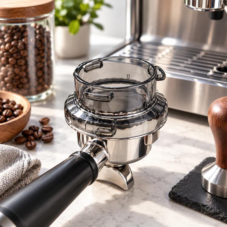 54mm Coffee Dosing Funnel Anti Spill Ring for Breville Espresso Portafilters