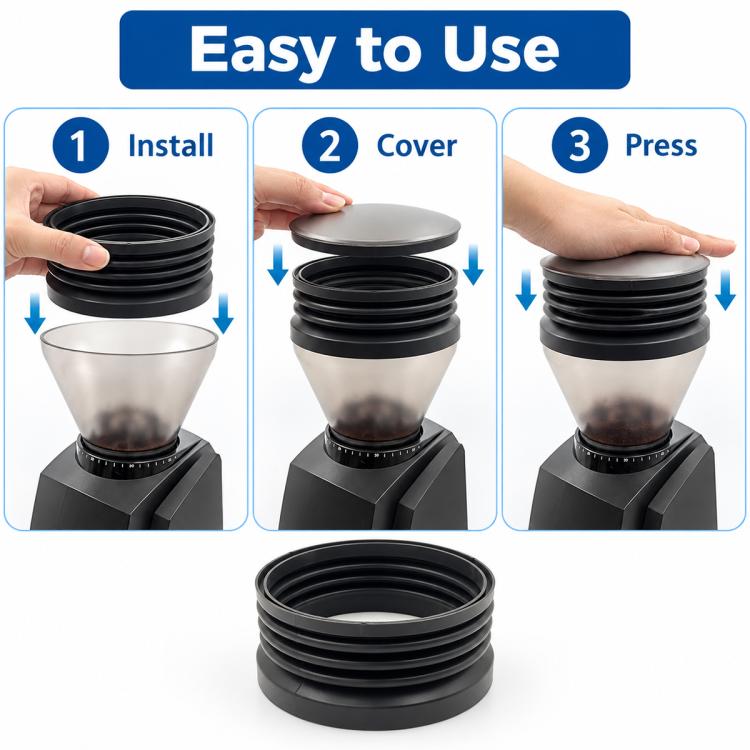 Silicone Coffee Hopper Bellow for Baratza Encore Grinder